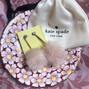Kate Spade Flying Colors Pom Pom Earrings